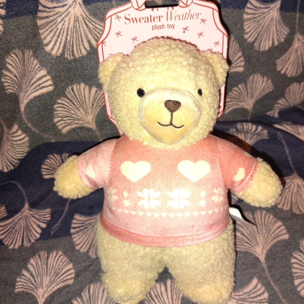 Pink Sweater Weather Plush Toy
